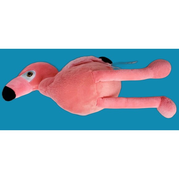The Petting Zoo Pink Flamingo 12" Stuffed Animal Plush Bird Toy Soft Cuddly - Picture 3 of 8